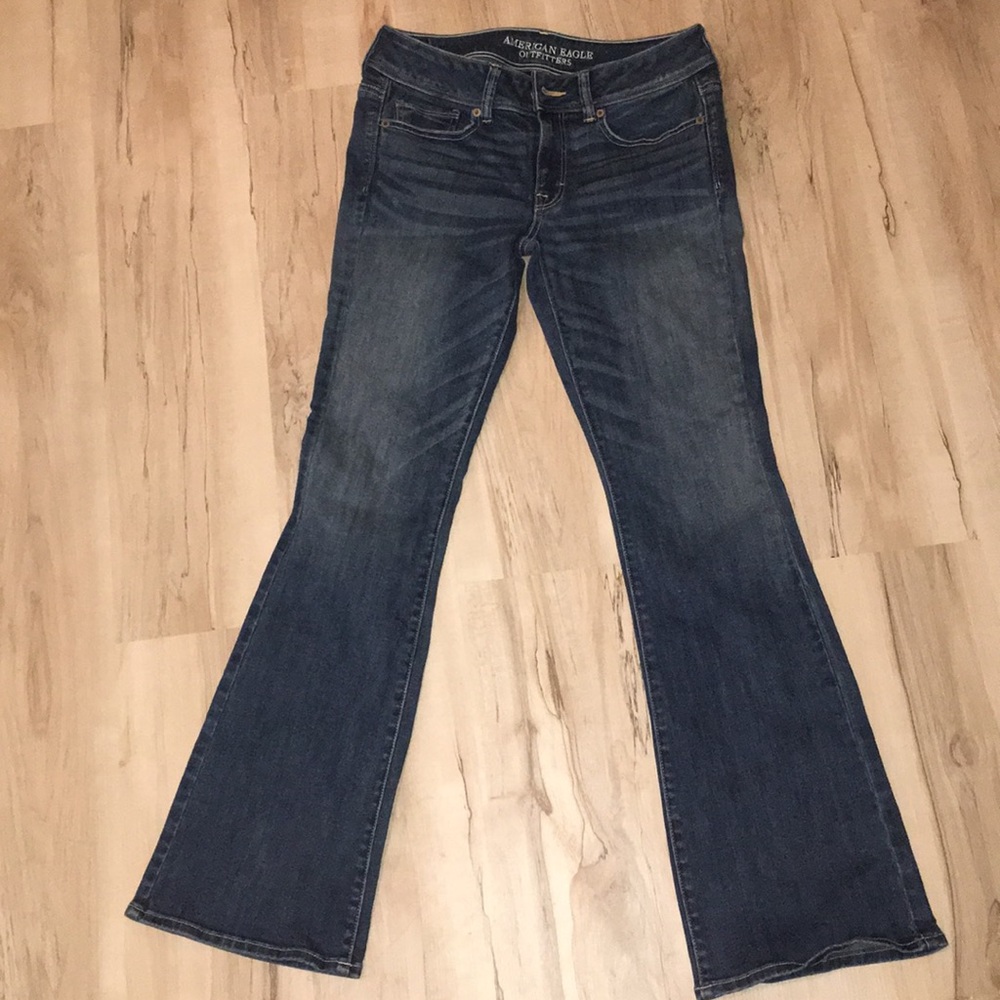 American Eagle Denim Kick Boot 8R